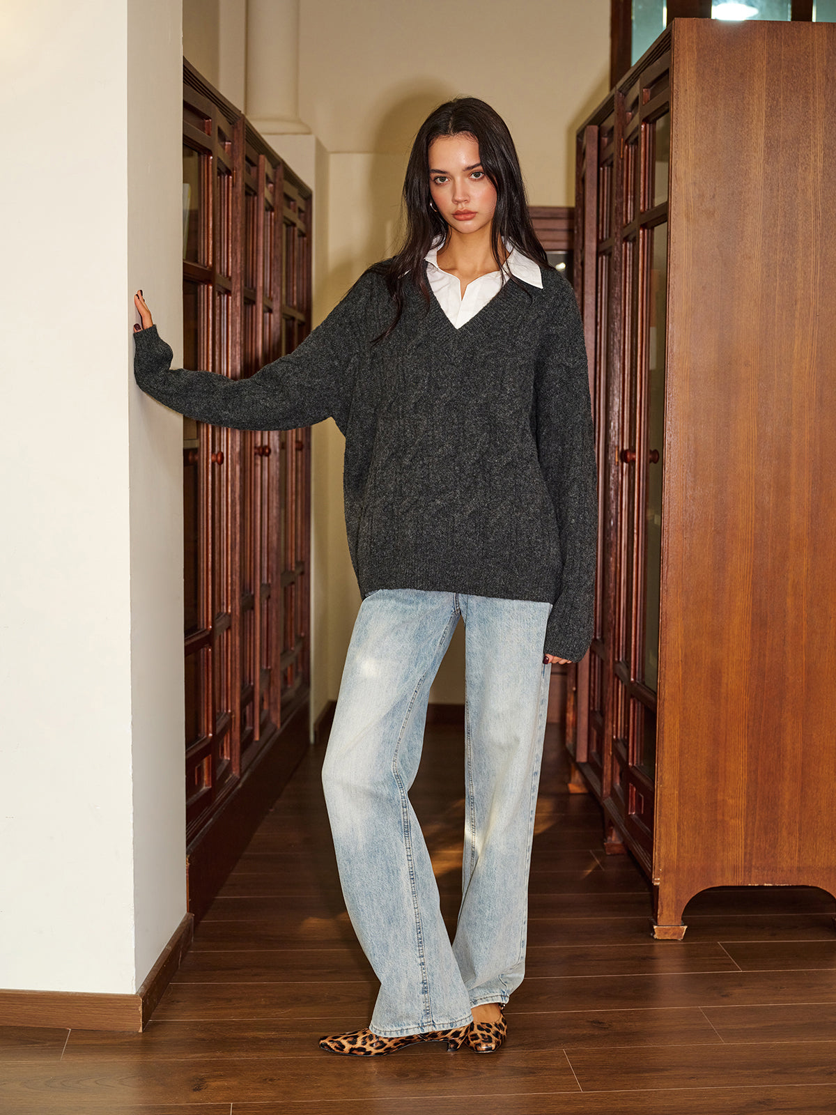 2’si 1 Arada Bükümlü Polo Kazak