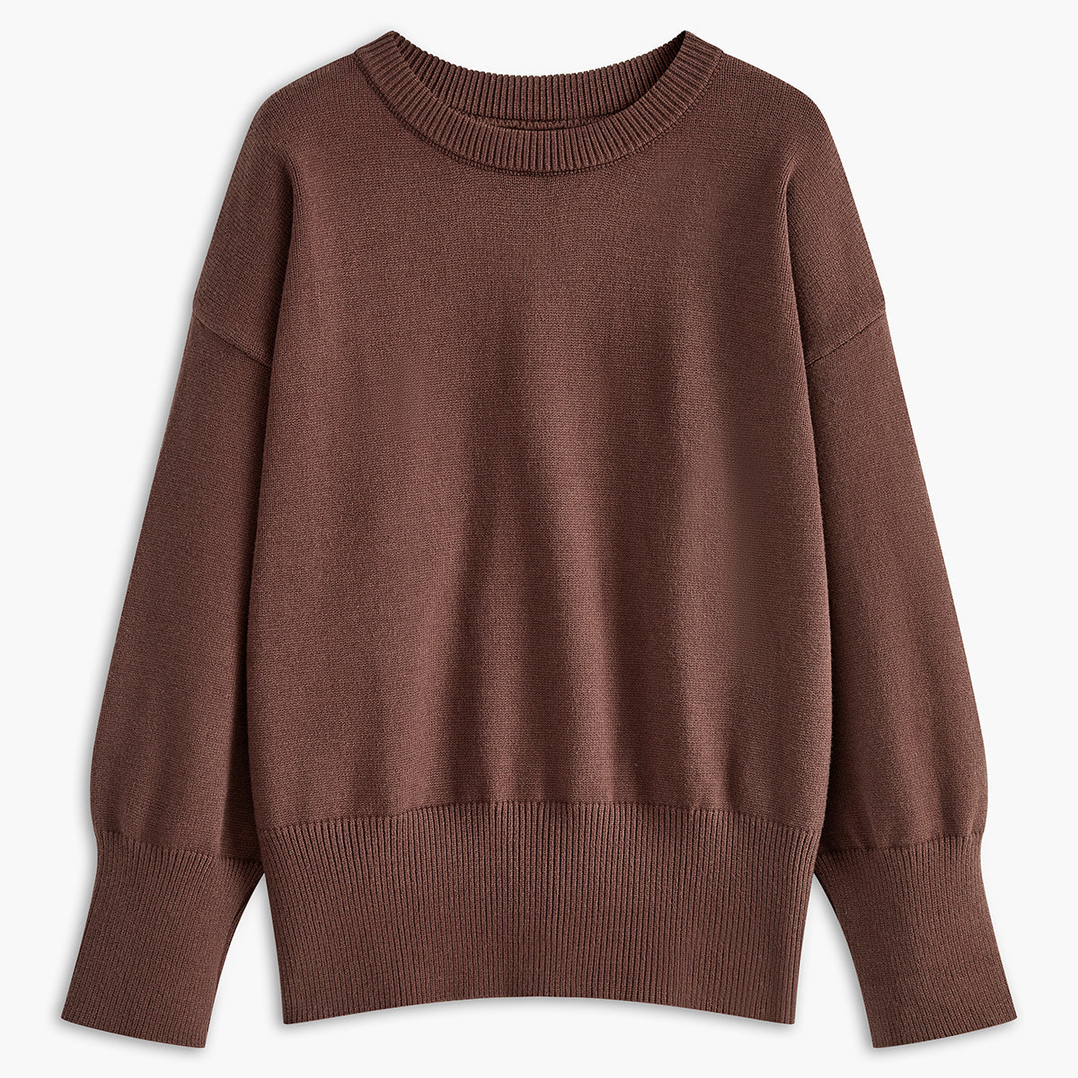 Minimalist Düz Shift Kazak