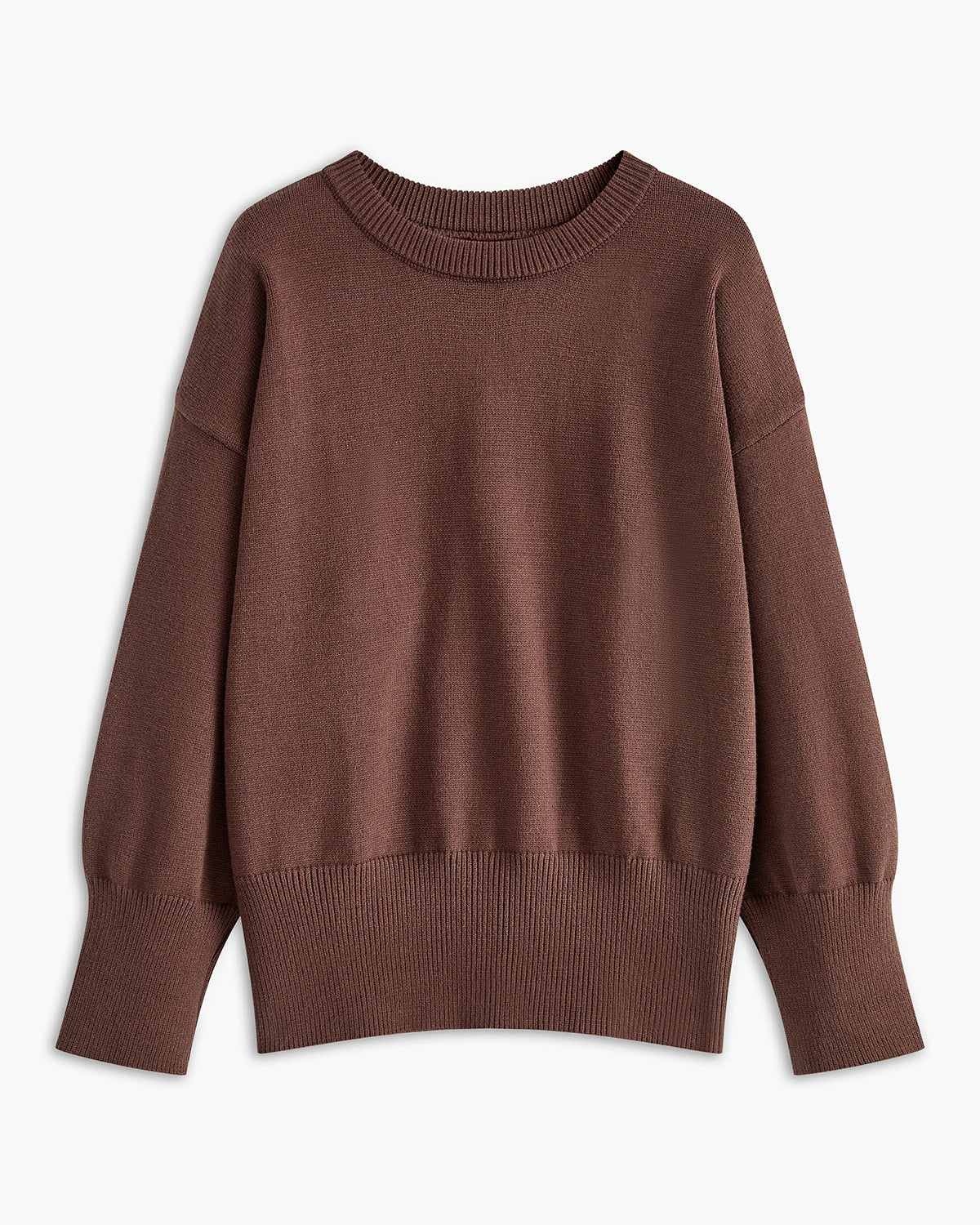 Minimalist Düz Shift Kazak