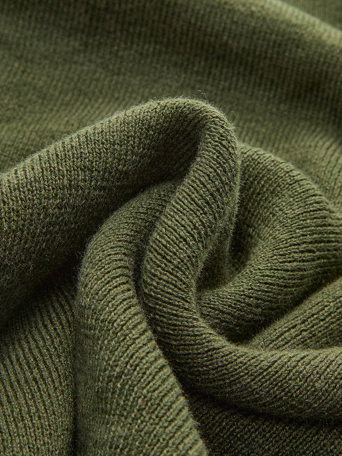 Yün Karışımlı Asimetrik Yaka Triko Bluz