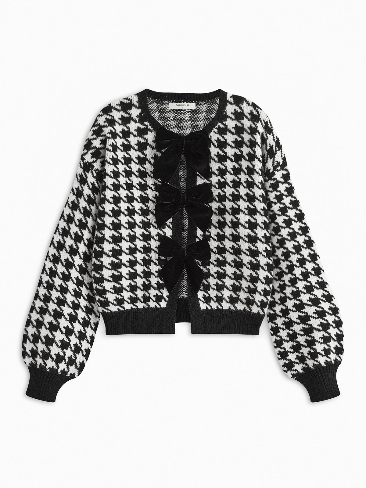 Kadife Fiyonklu Volan Kol Kazak