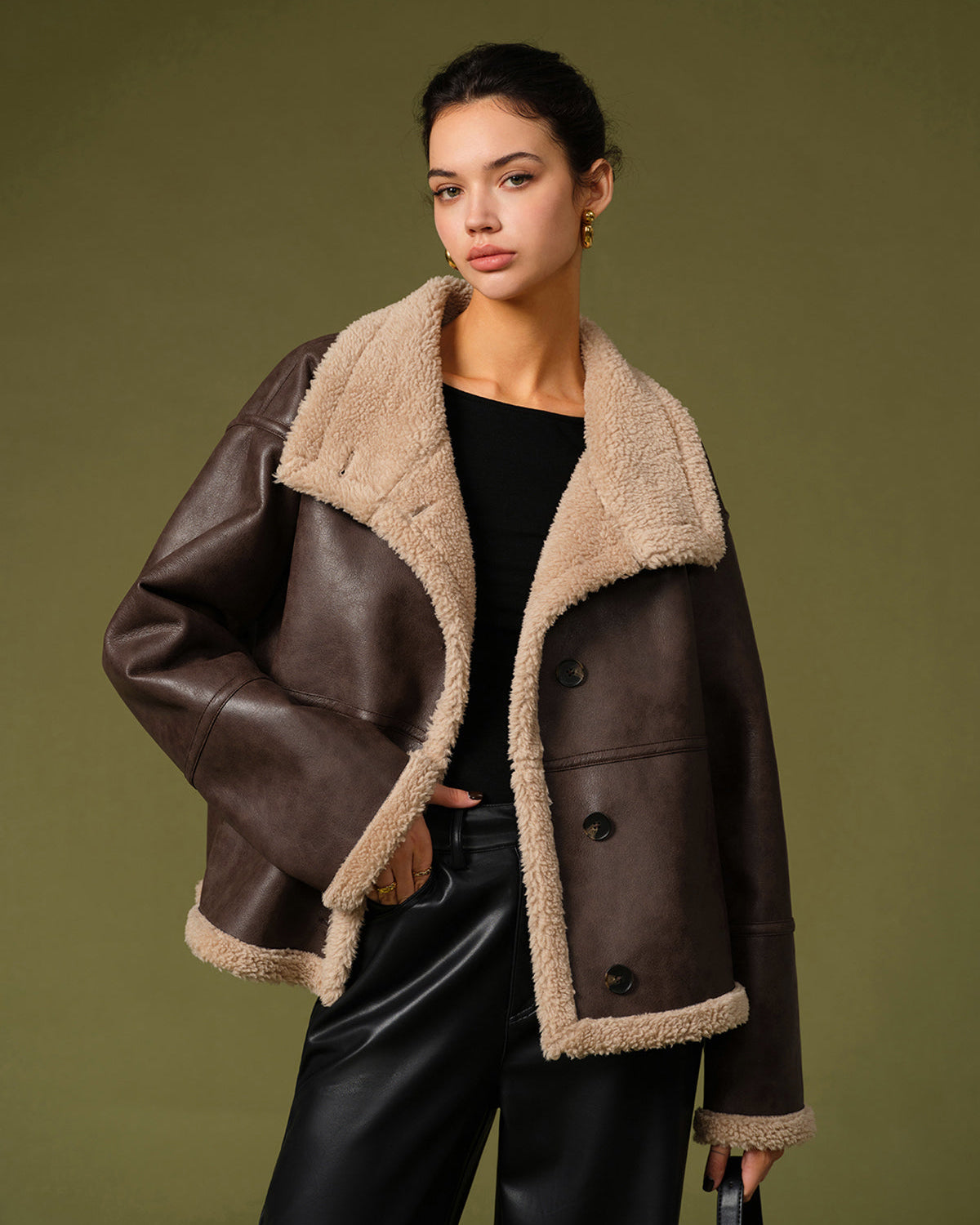 Polar Pu Deri Sıcak Ceketler