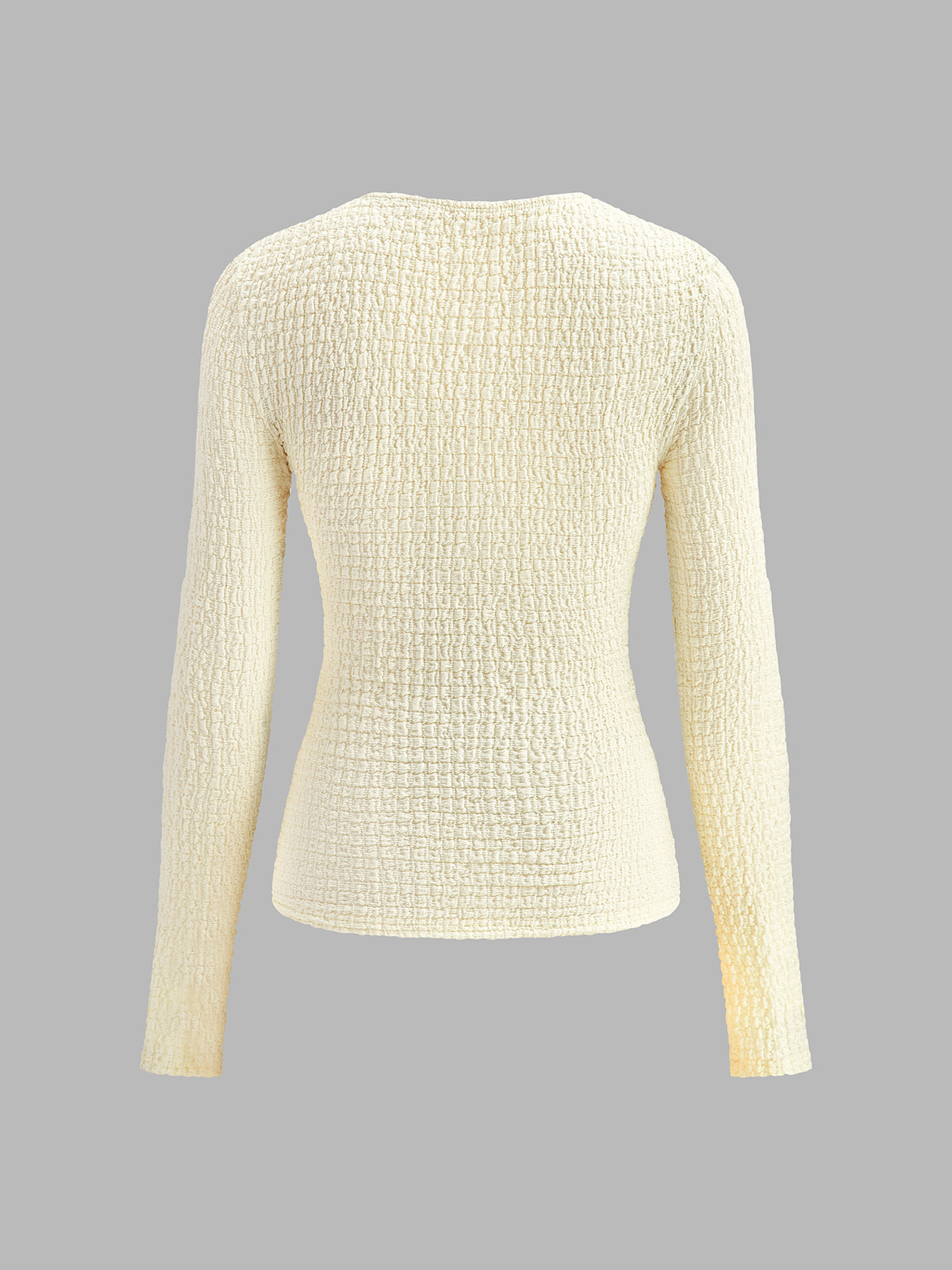 Metal Halkalı Cutout Pliseli Bluz