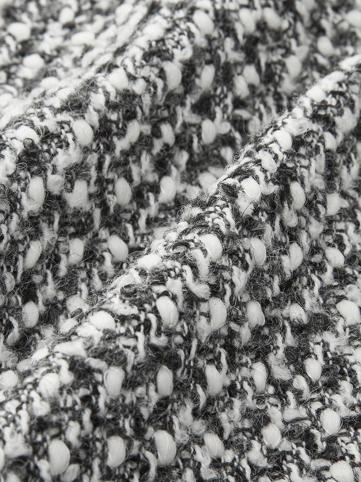 Yün Karışımlı Cepli Tweed Şort