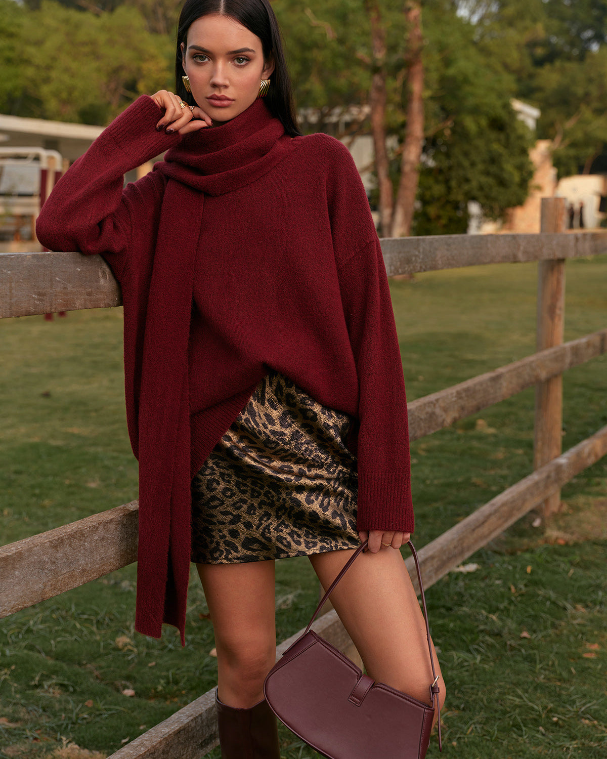 Düz Rahat Kalıp Triko Kazak