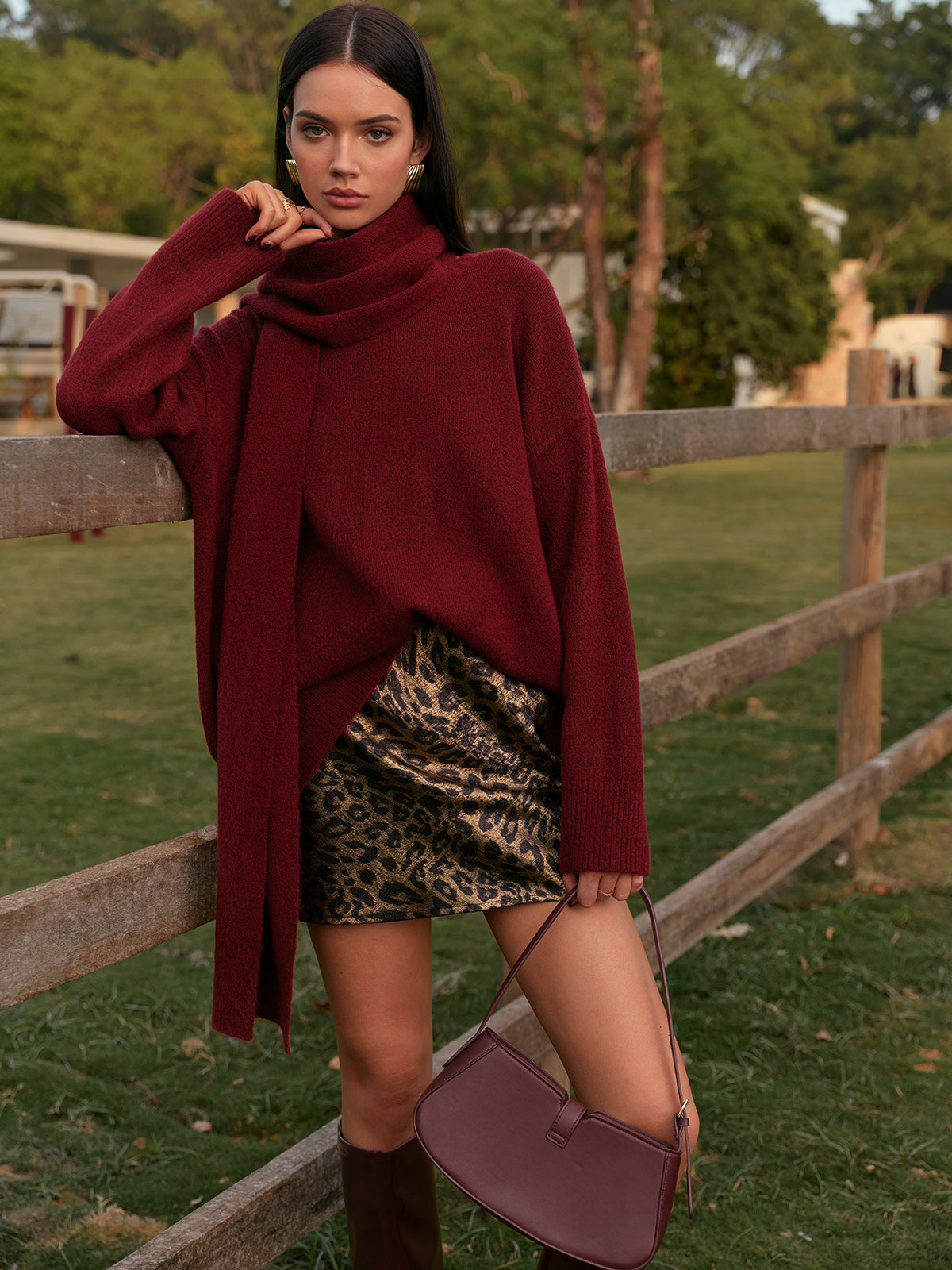 Düz Rahat Kalıp Triko Kazak