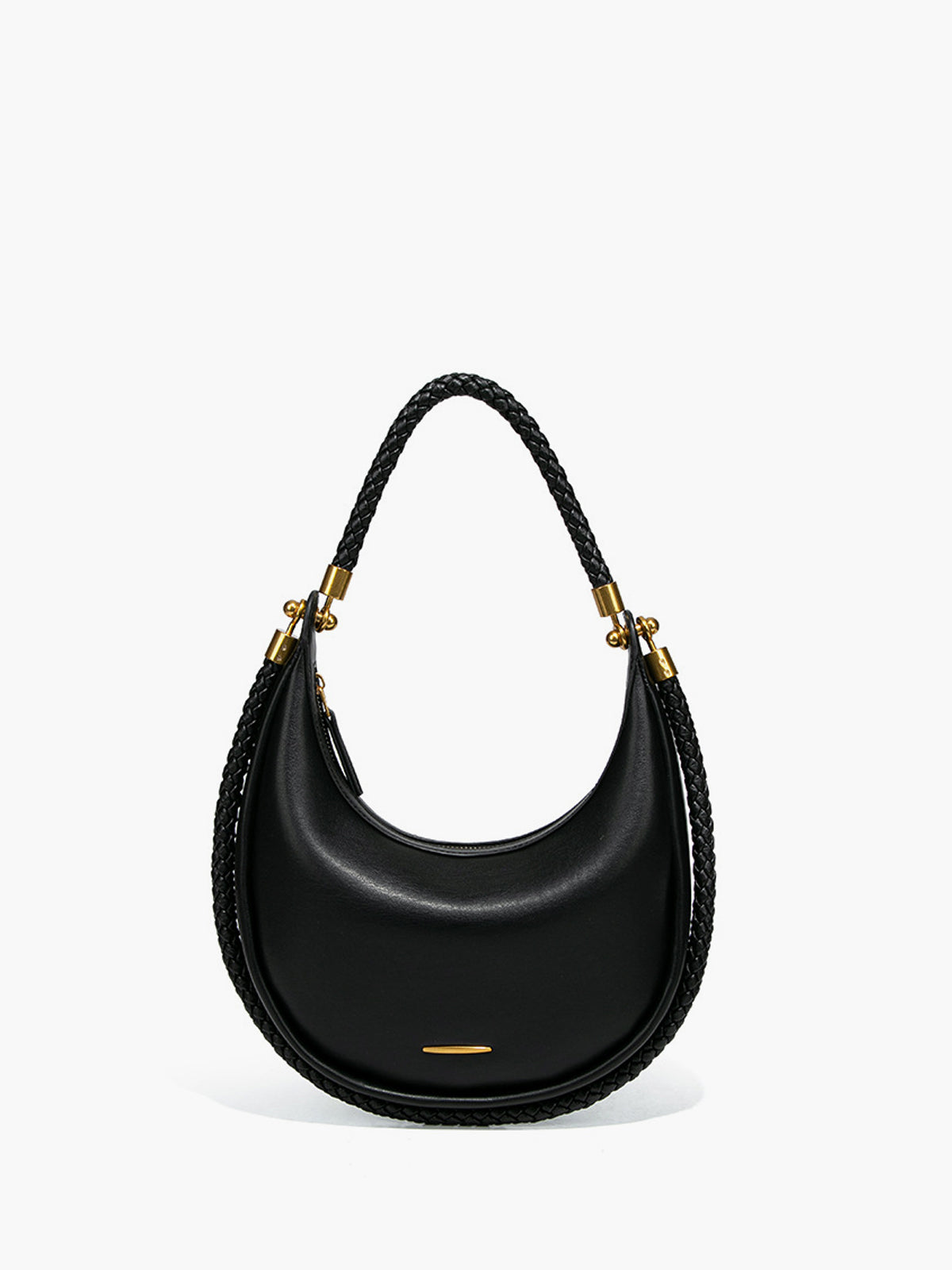 Üstten Dokuma Saplı Hilal Çanta