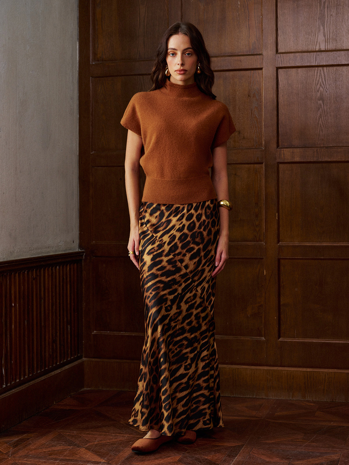 Dik Yaka Yün Triko Yelek