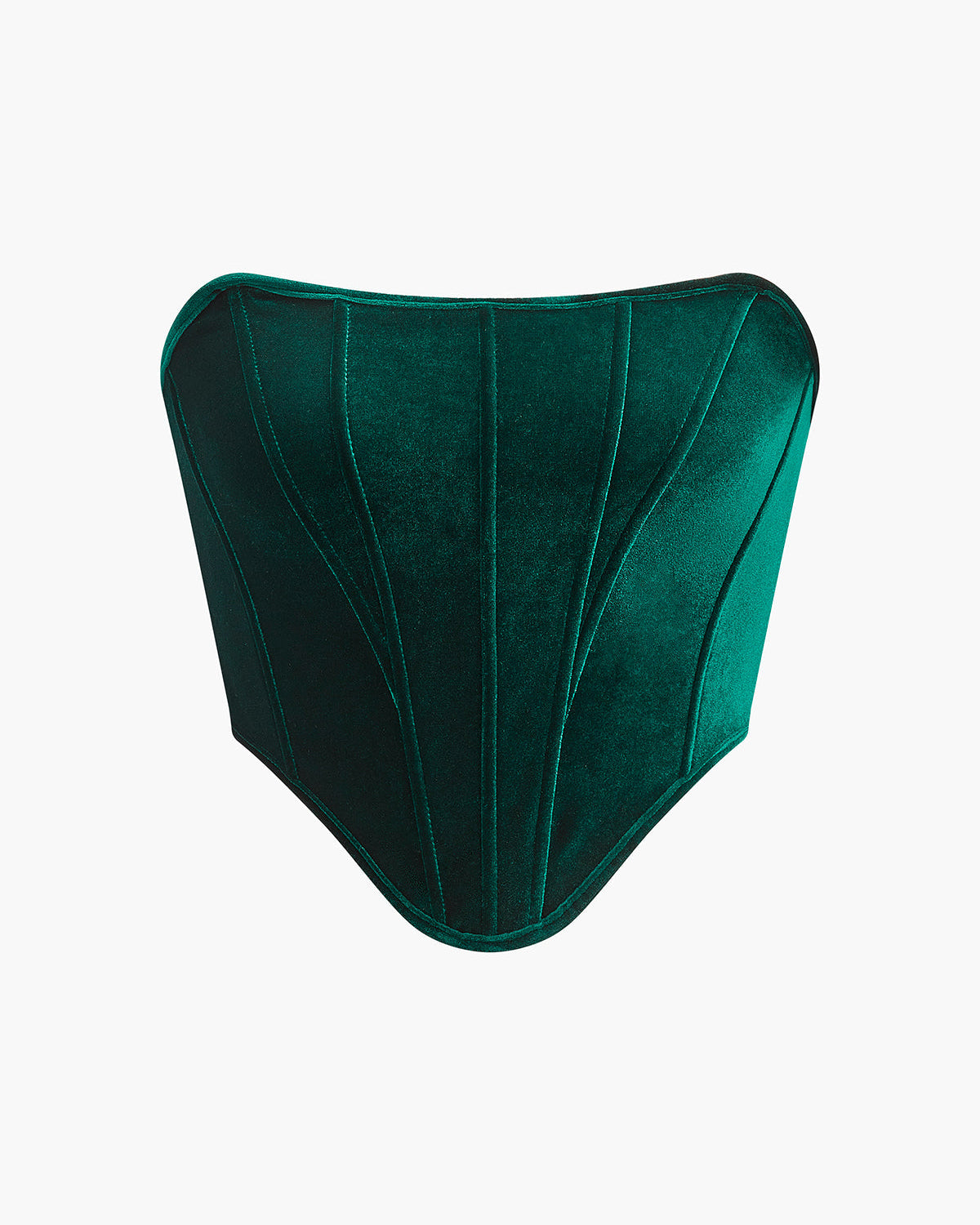 Kadife Biye Detaylı Korse