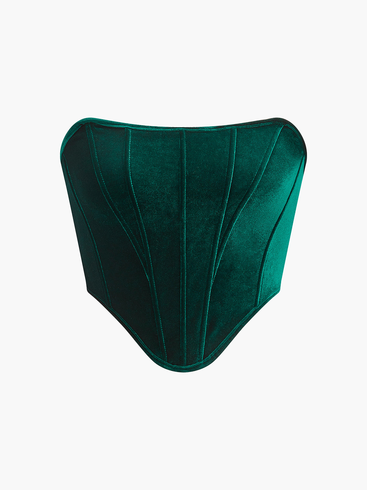 Kadife Biye Detaylı Korse