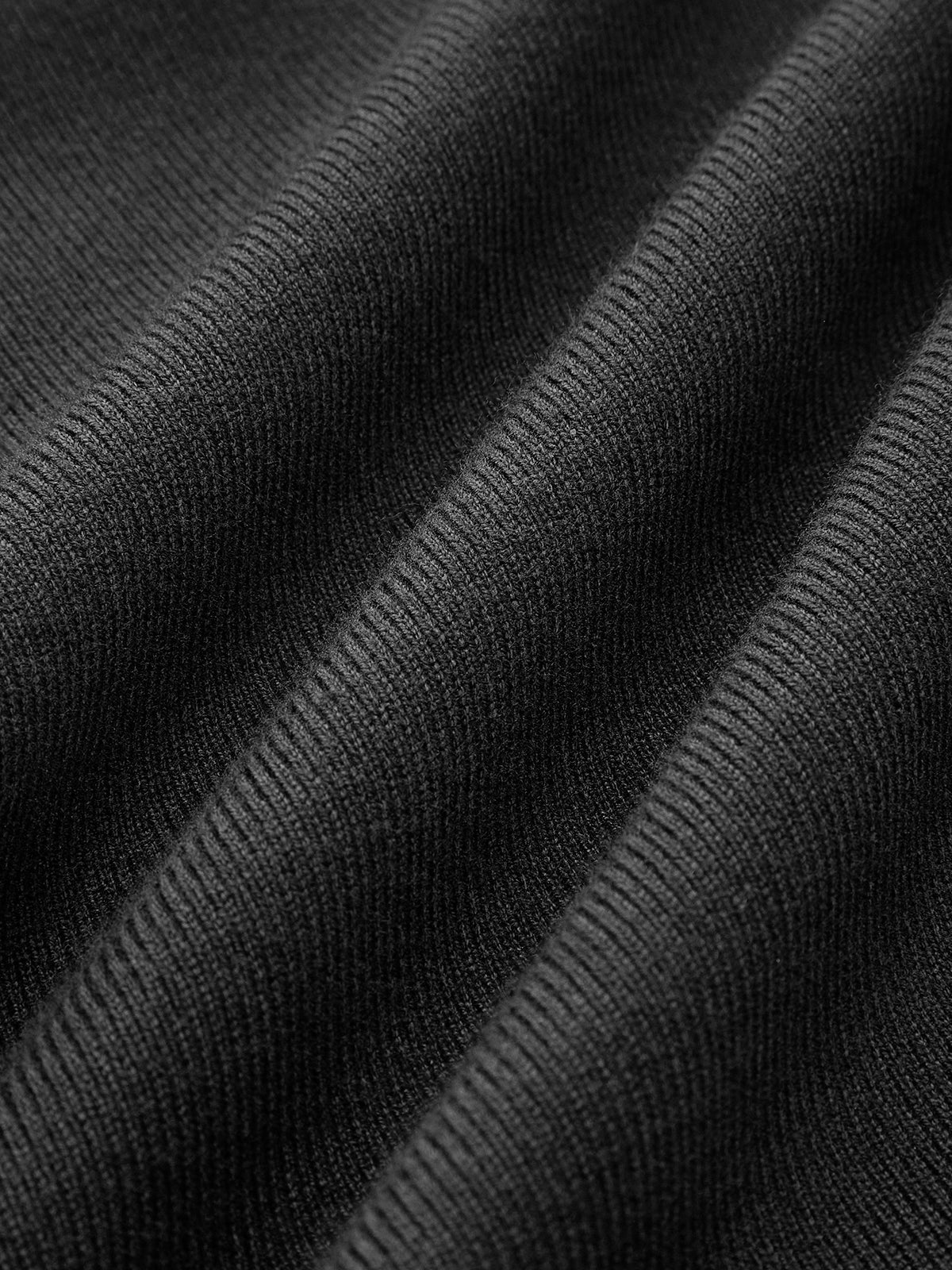 Düz Kesik Detaylı Dar Kazak