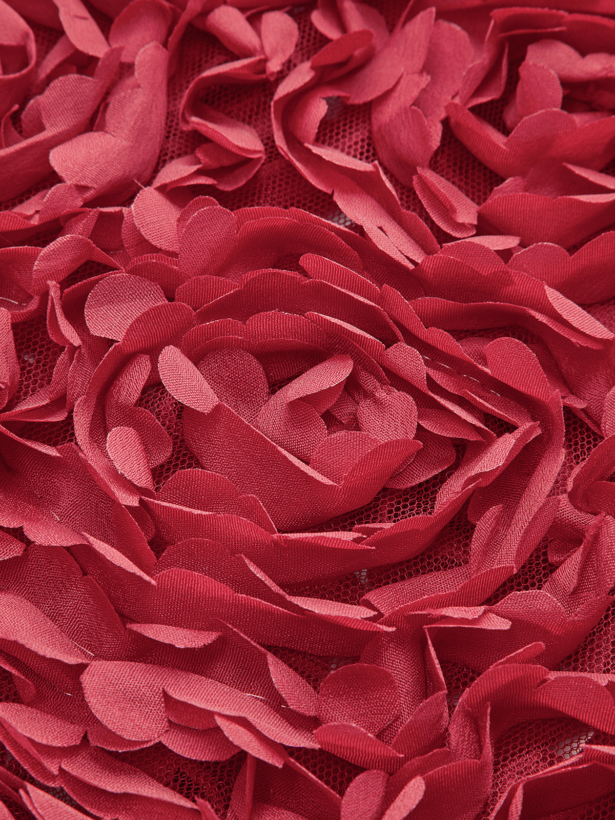 Yüksek Bel Gül Detaylı Etek