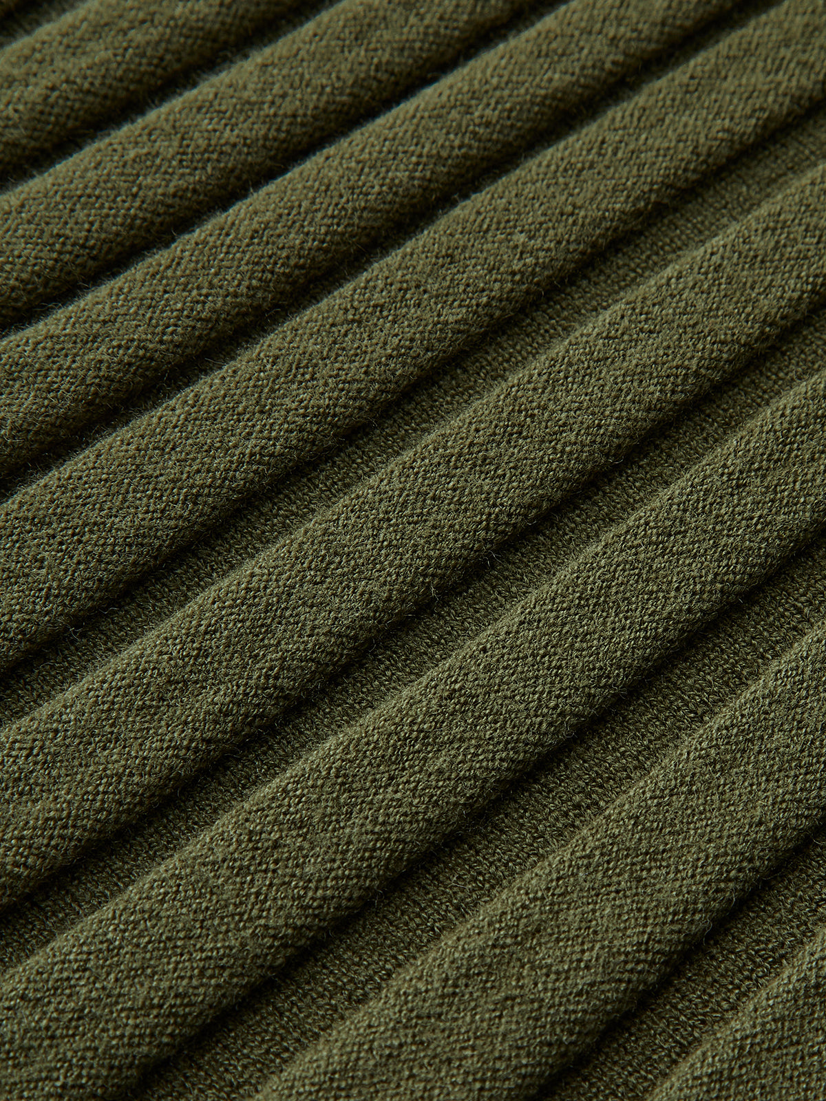 Dalgalı Kenarlı Pileli Triko Etek Seti