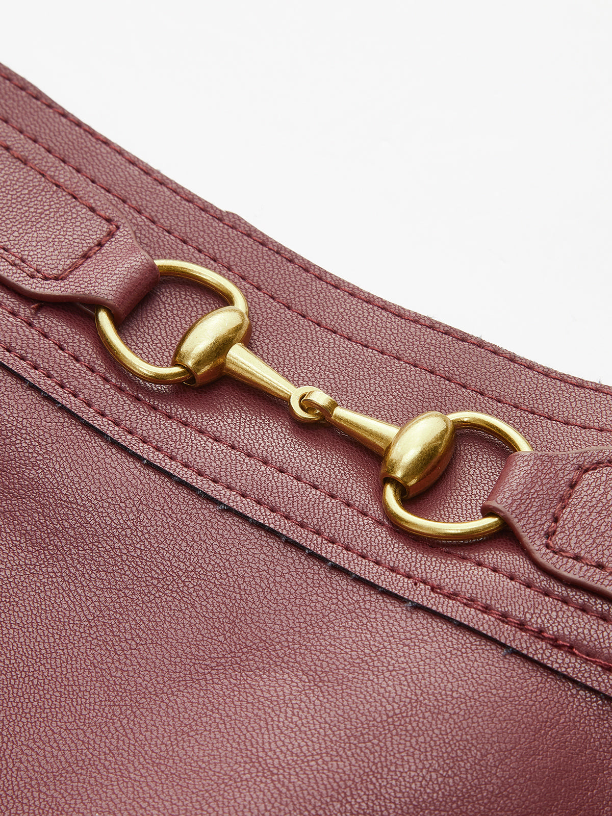 Mıknatıs Kapamalı Suni Deri Etek