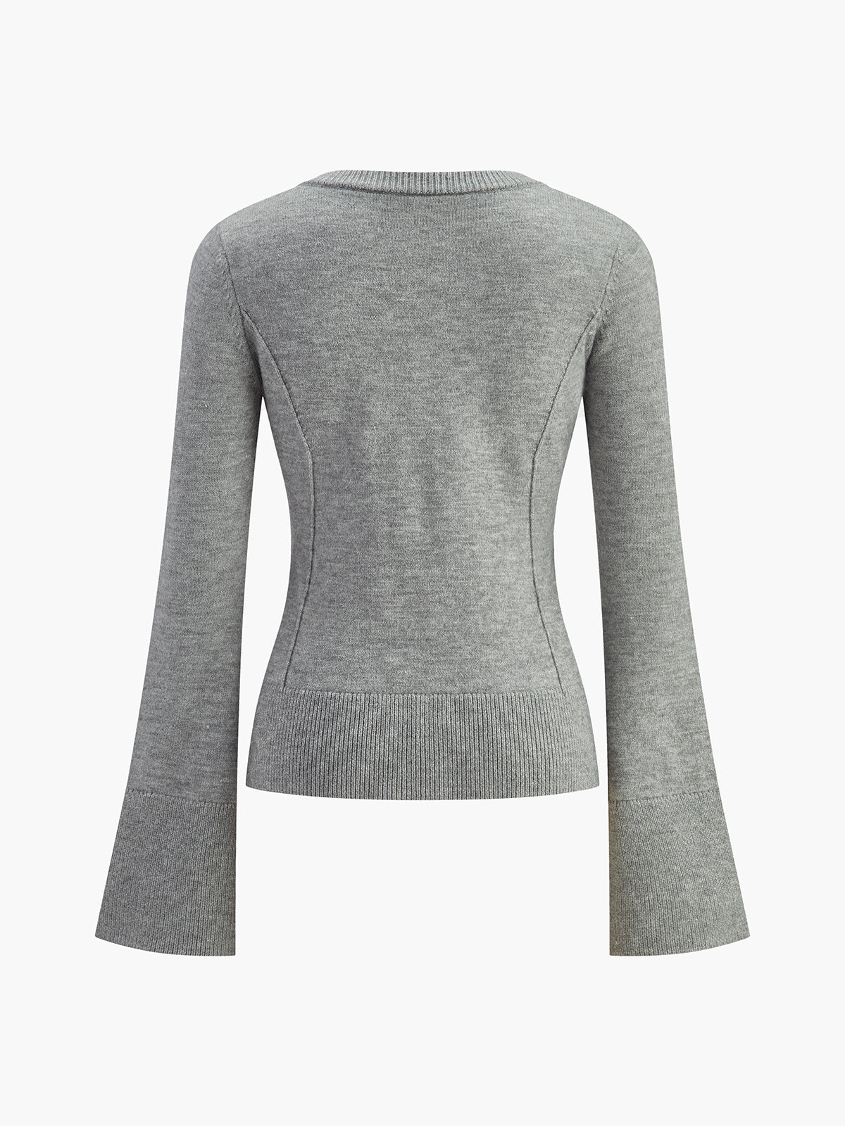 Önden Düğmeli Volan Kol Dar Hırka