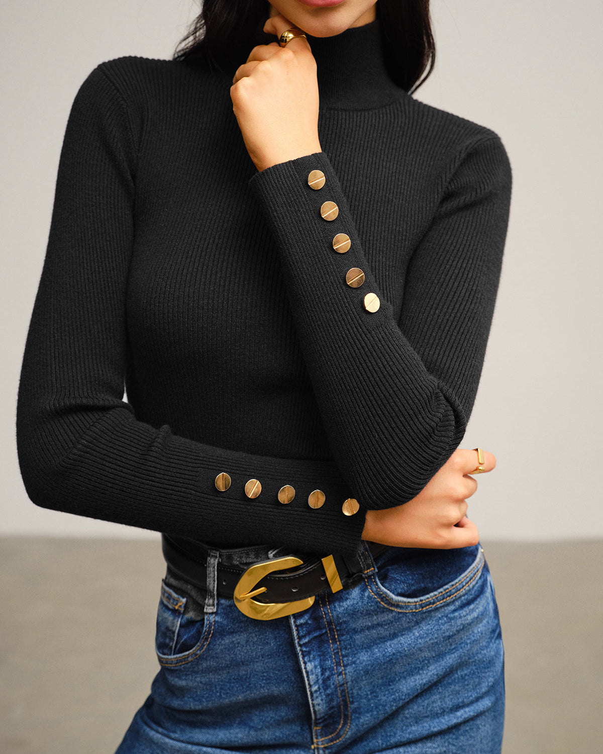 Çok Yönlü Balıkçı Yaka İnce Kazak