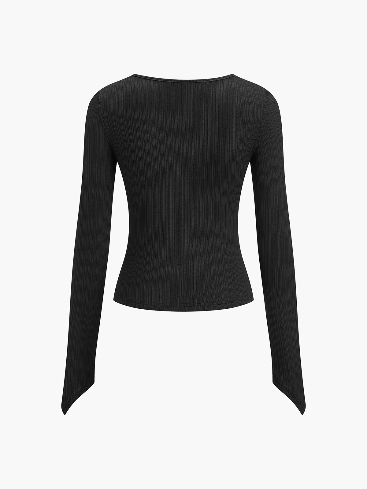 Metal Detaylı Pilili Bluz