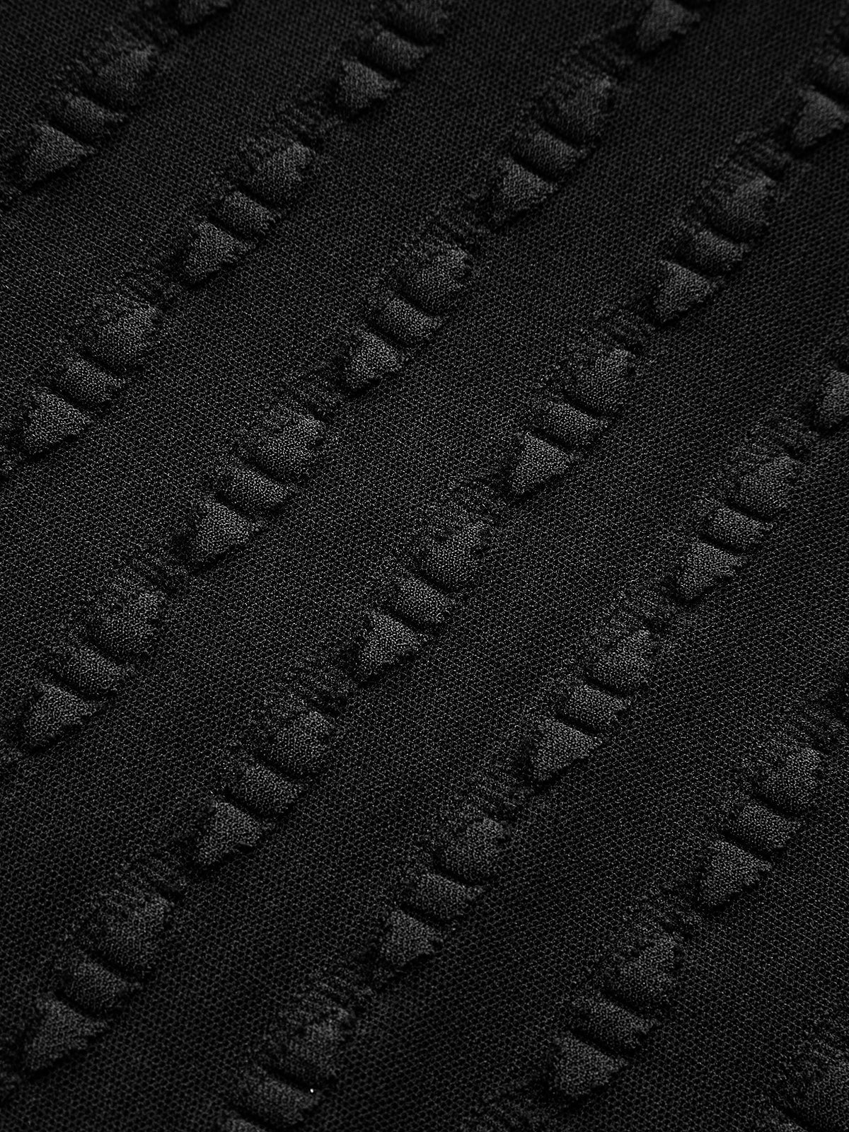 Yarım Balıkçı Yaka Yarı Şeffaf Dar Tişört