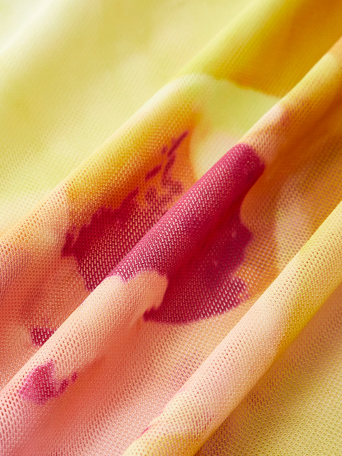 File Çiçek Desenli Plaj Eteği