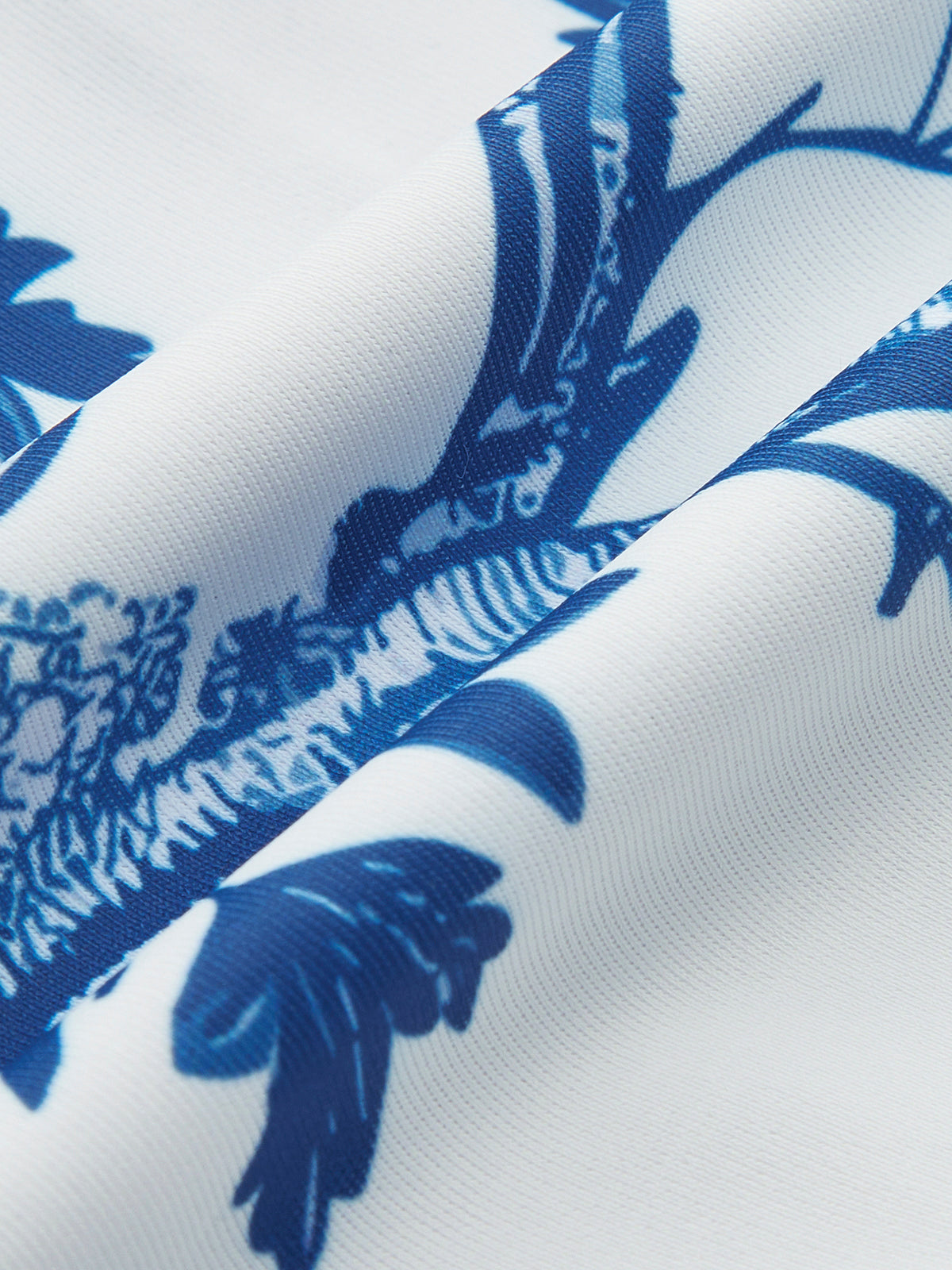 Kuş Desenli Belden Bağlamalı Tek Parça Mayo