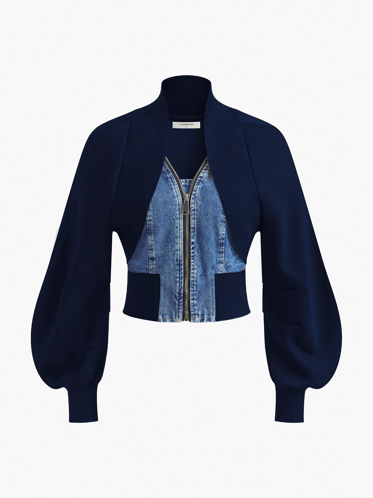 Puf Kollu Kot Panel İnce Ceket