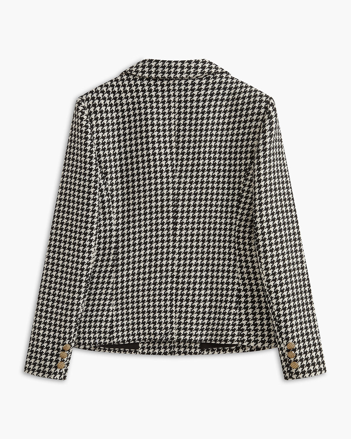 Retro Yaka Düğmeli Blazer Ceket