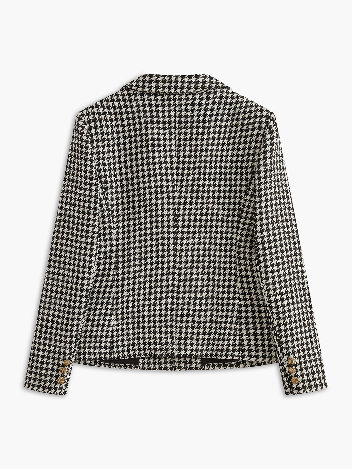 Retro Yaka Düğmeli Blazer Ceket