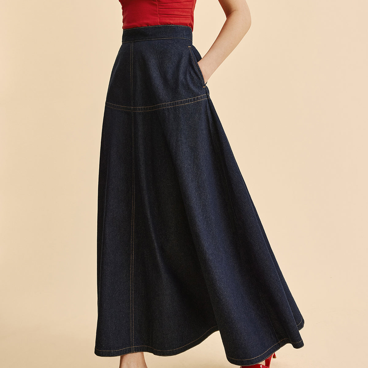 Yan Cepli A Kesim Kot Etek