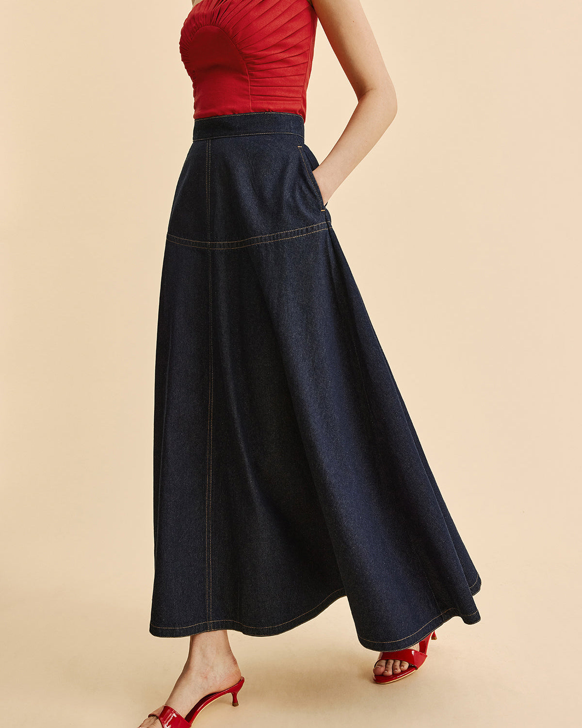 Yan Cepli A Kesim Kot Etek