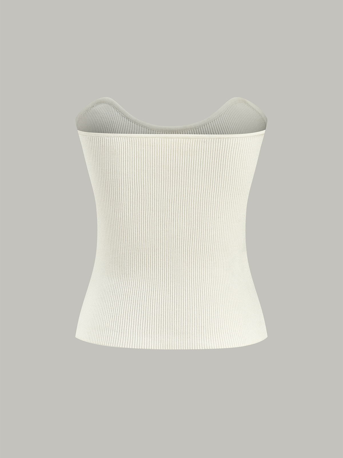 Metal Detaylı Kesik Triko Yelek