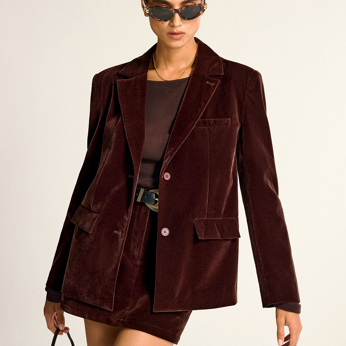 Kadife Şal Yaka Blazer