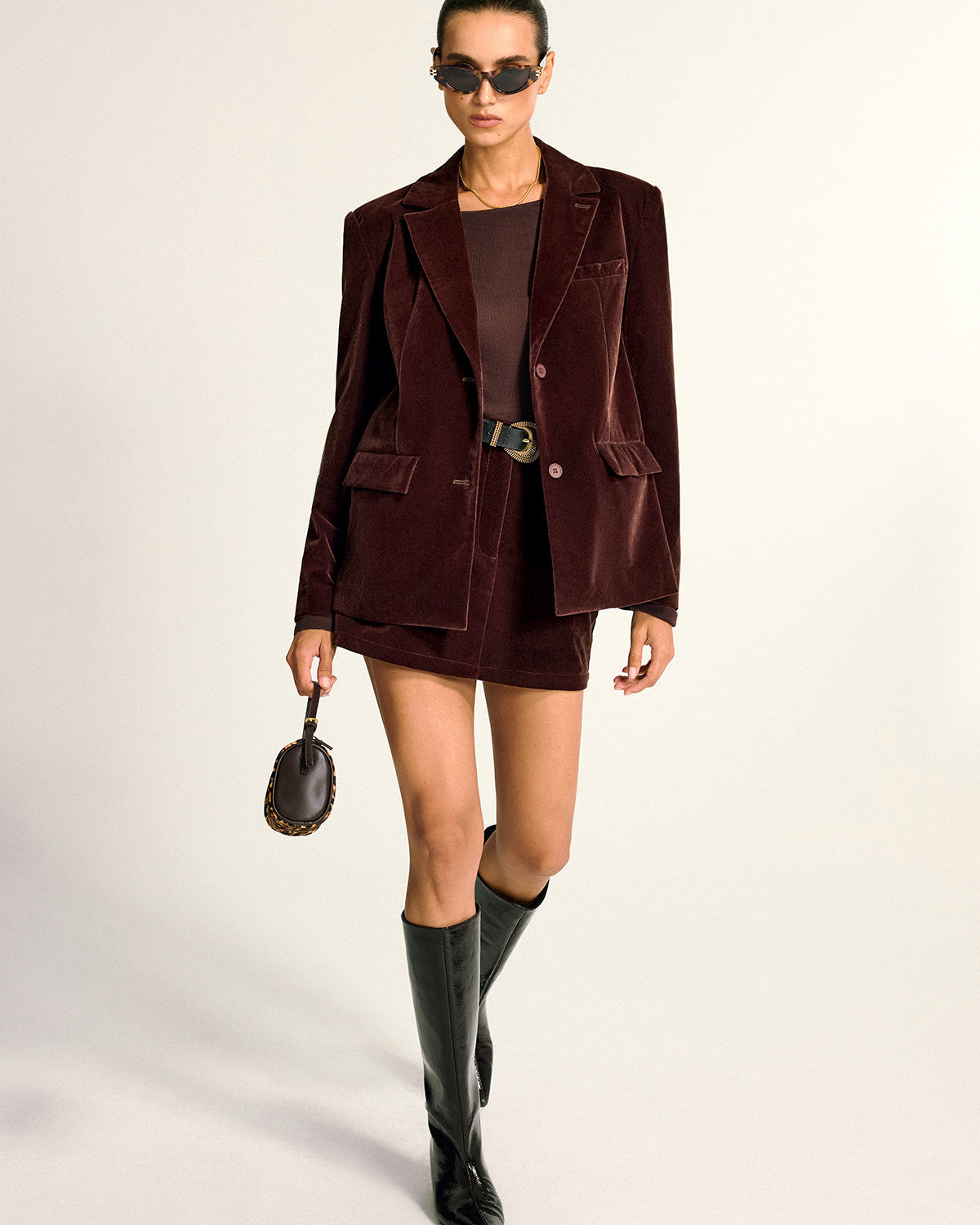 Kadife Şal Yaka Blazer