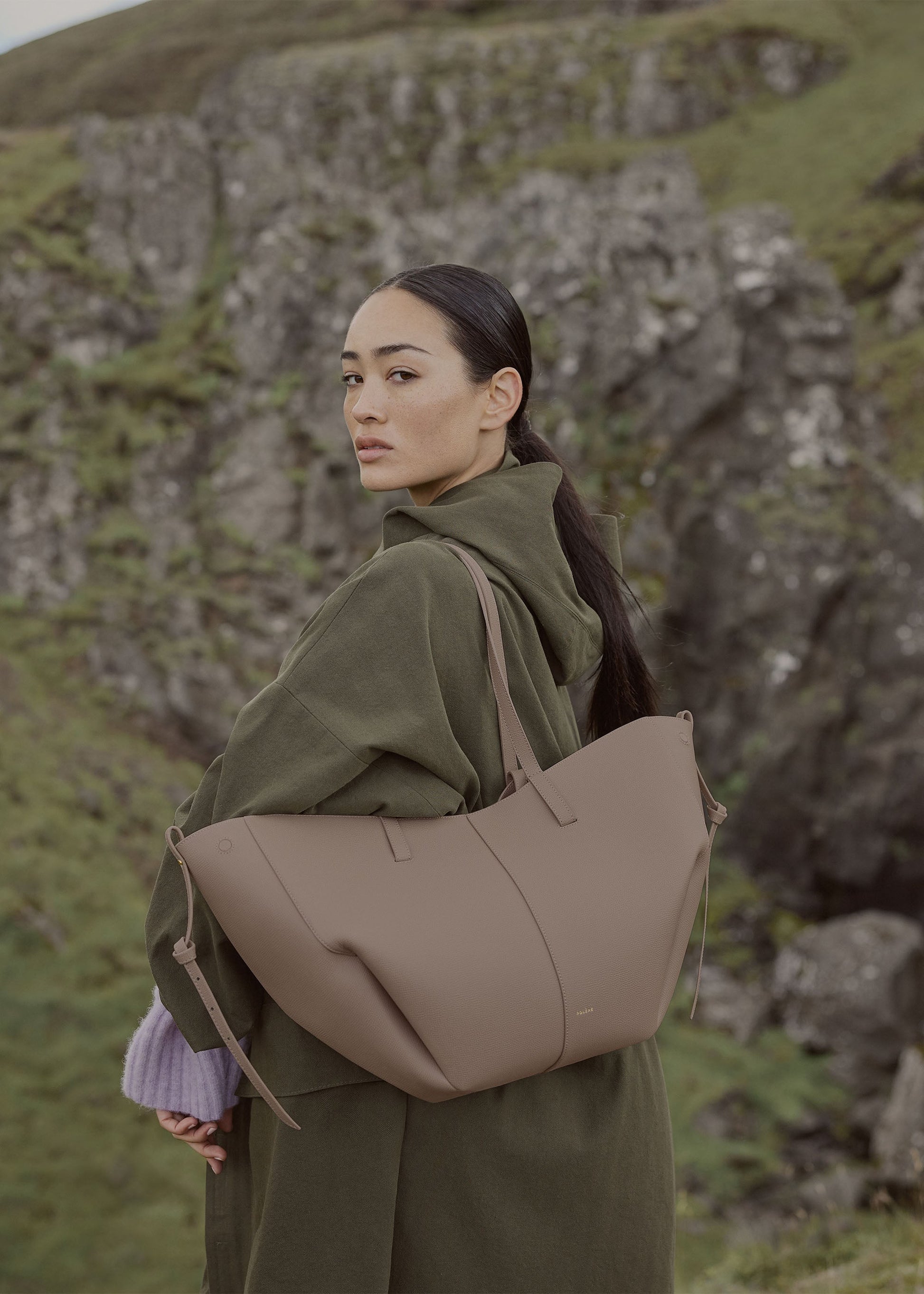 Cirelle Tote Çanta - Küllü bej