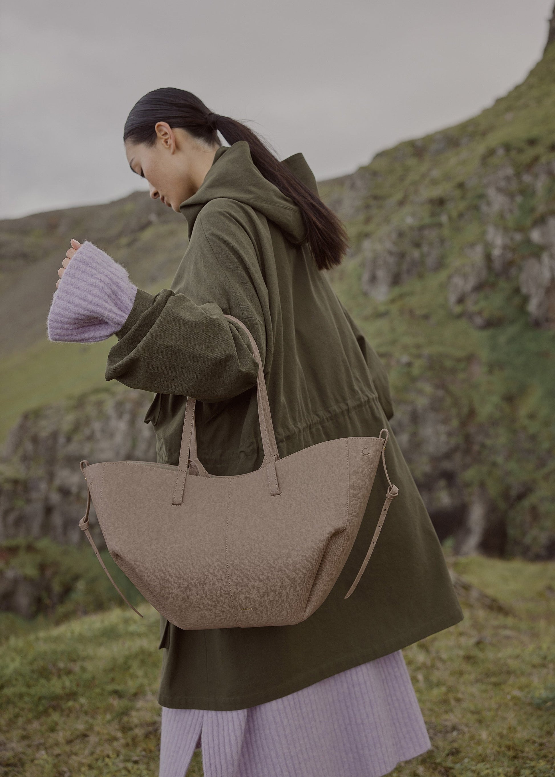 Cirelle Tote Çanta - Küllü bej