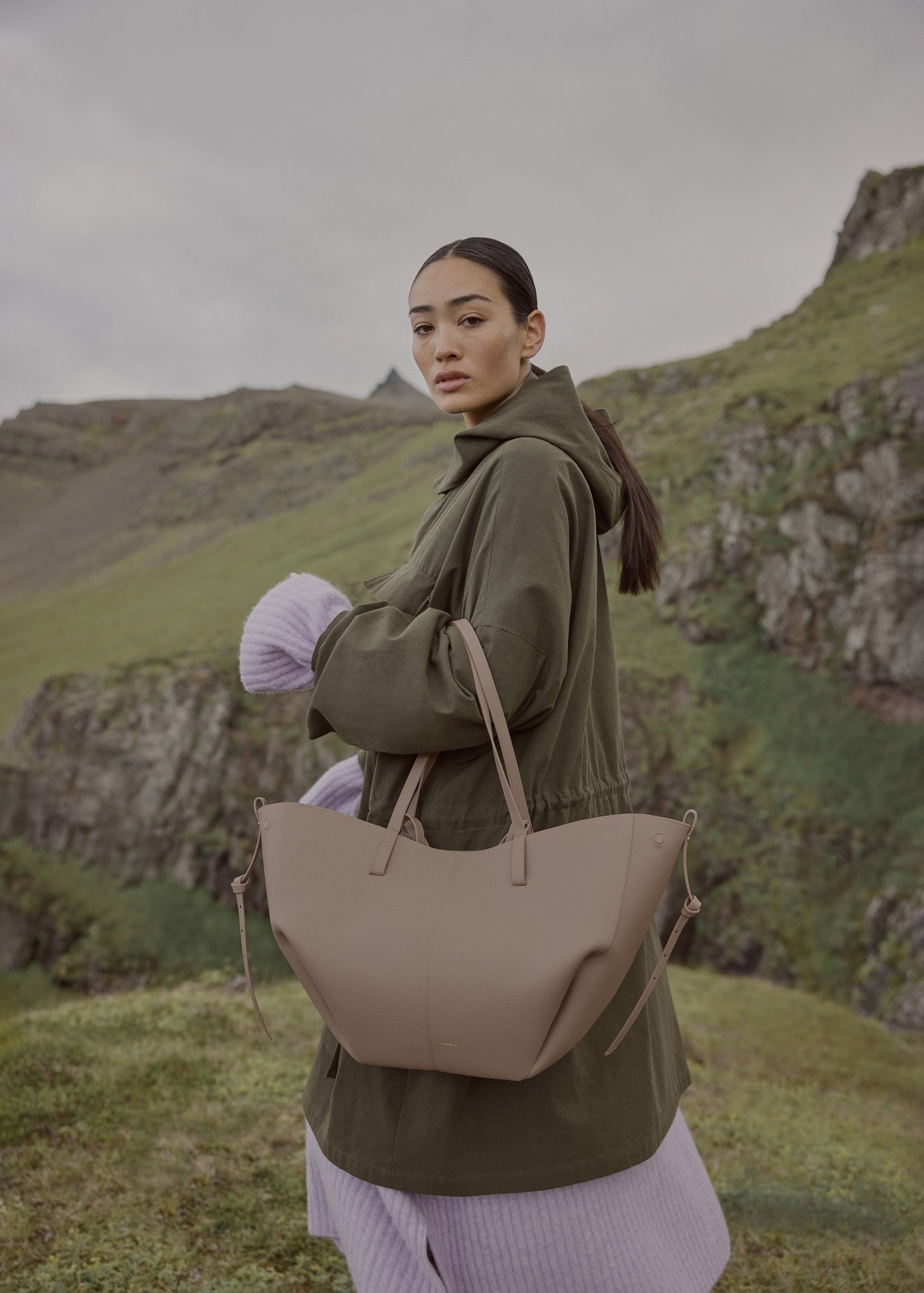 Cirelle Tote Çanta - Küllü bej