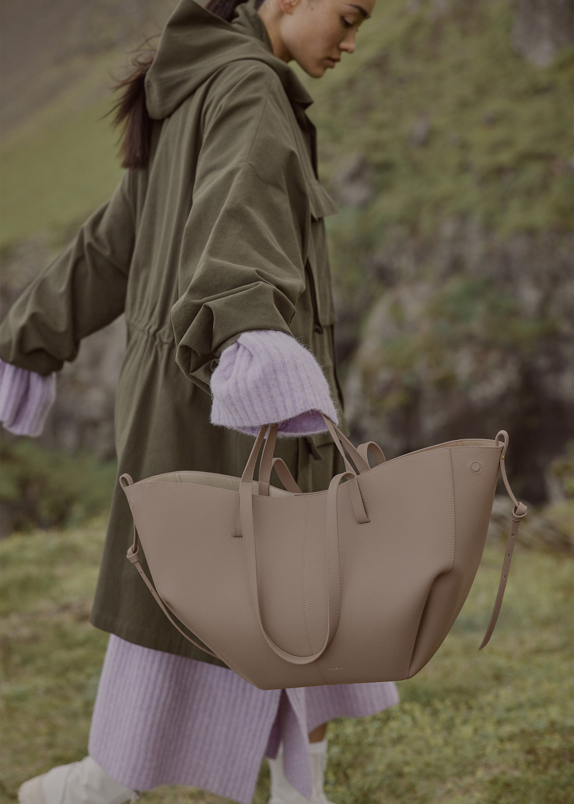 Cirelle Tote Çanta - Küllü bej