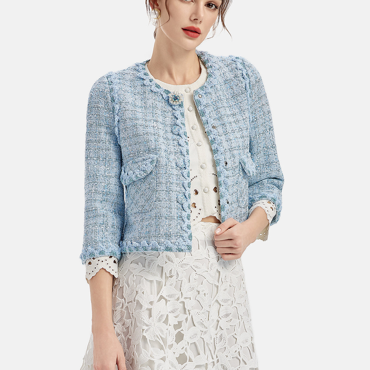 Özel Üç Çeyrek Kollu Ceket