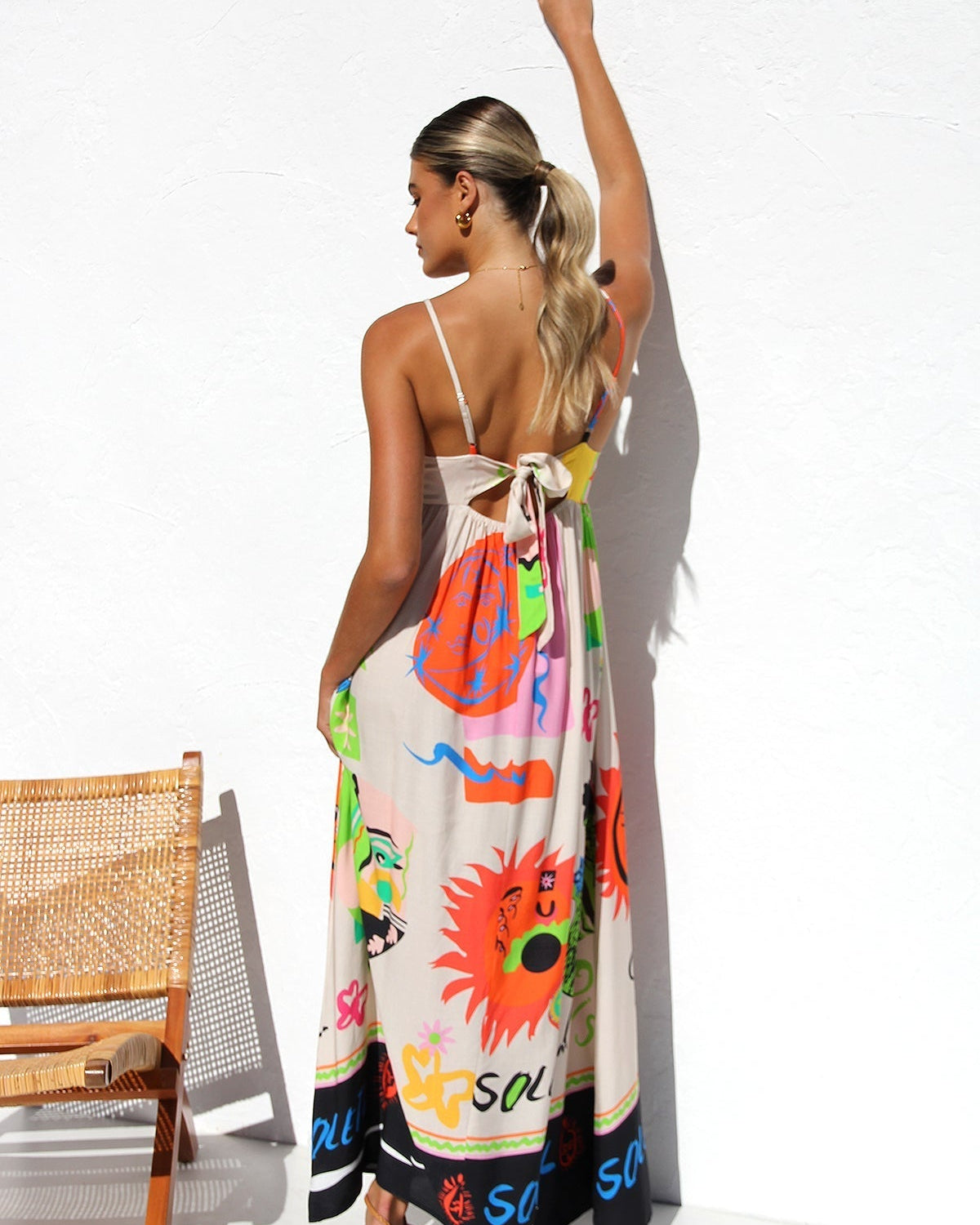 Dasha Elbise TURUNCU MULTİ