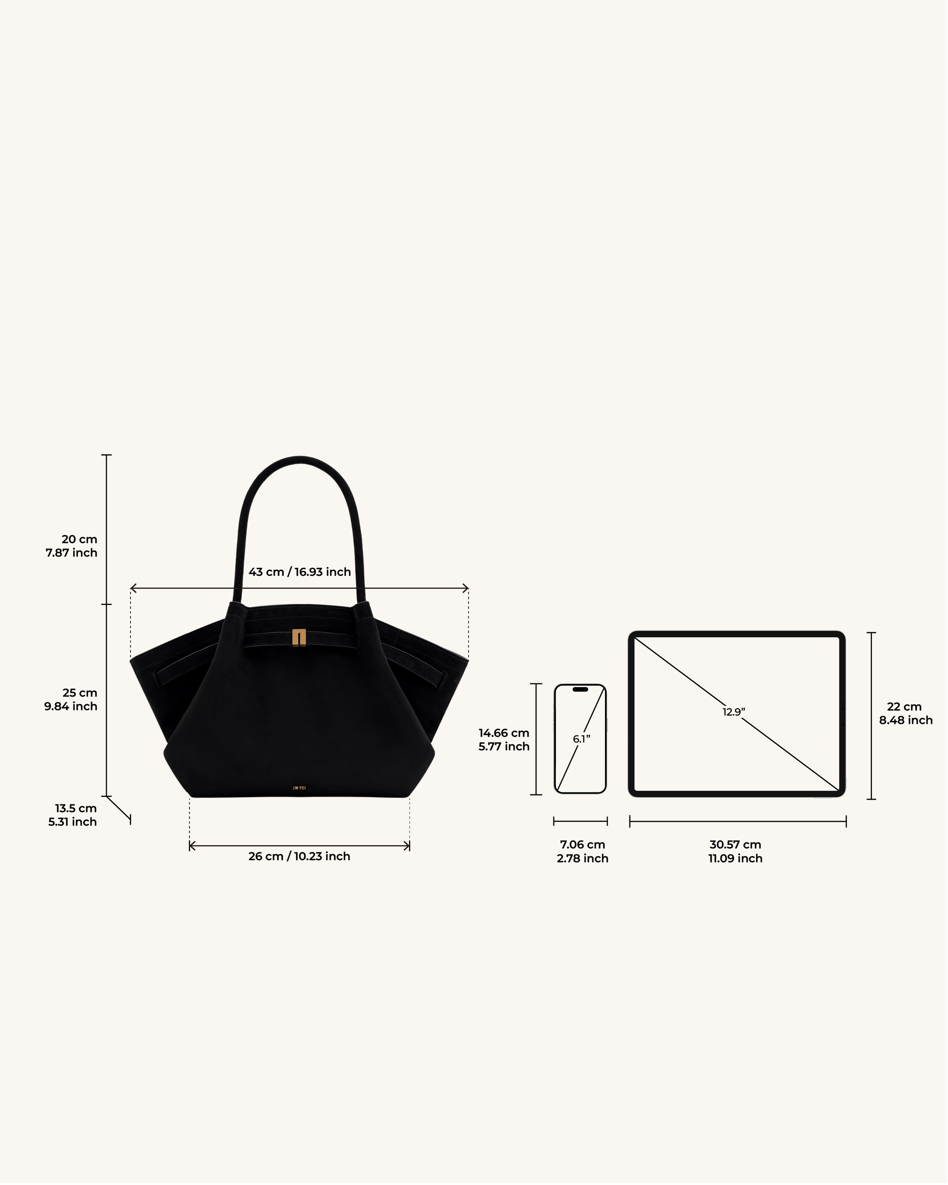 Eloura Tote Çanta - Siyah