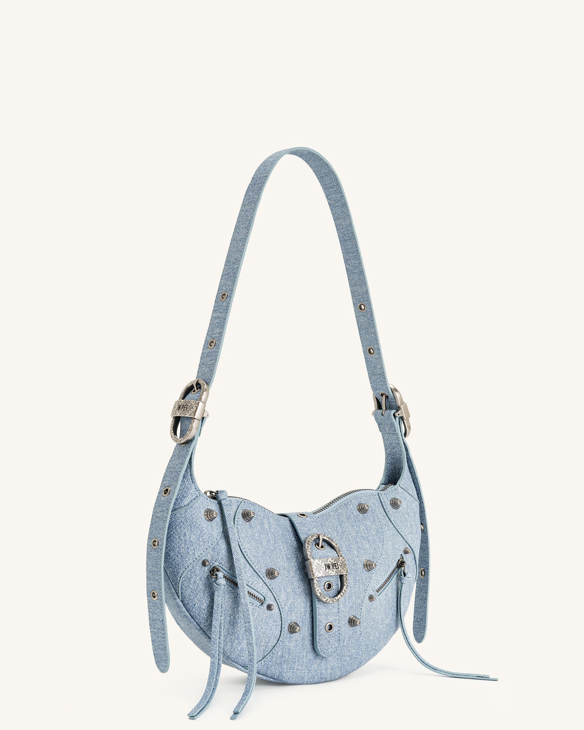 Tyra Denim Omuz Çantası - Mavi