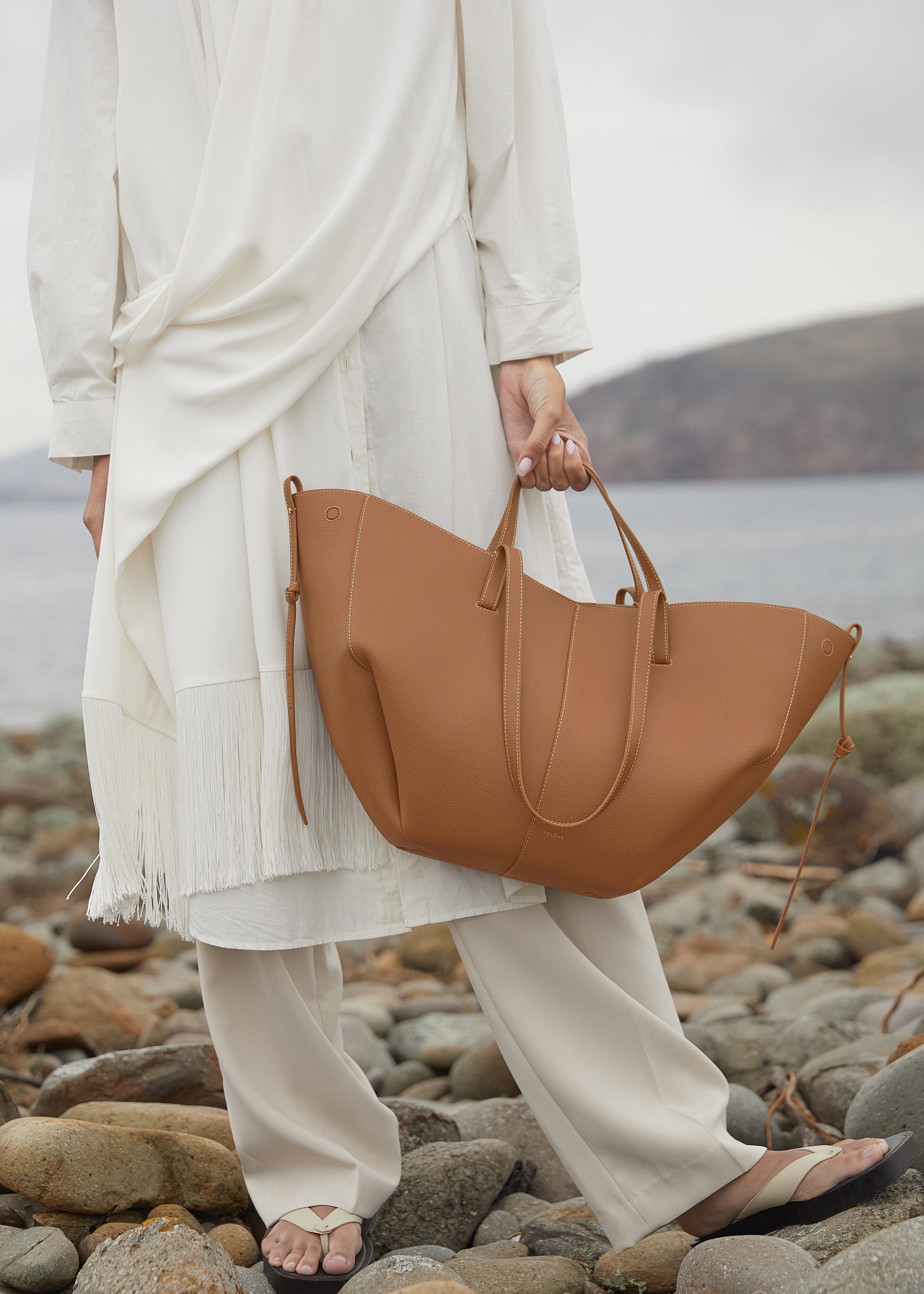 Cirelle Tote Çanta - Taba