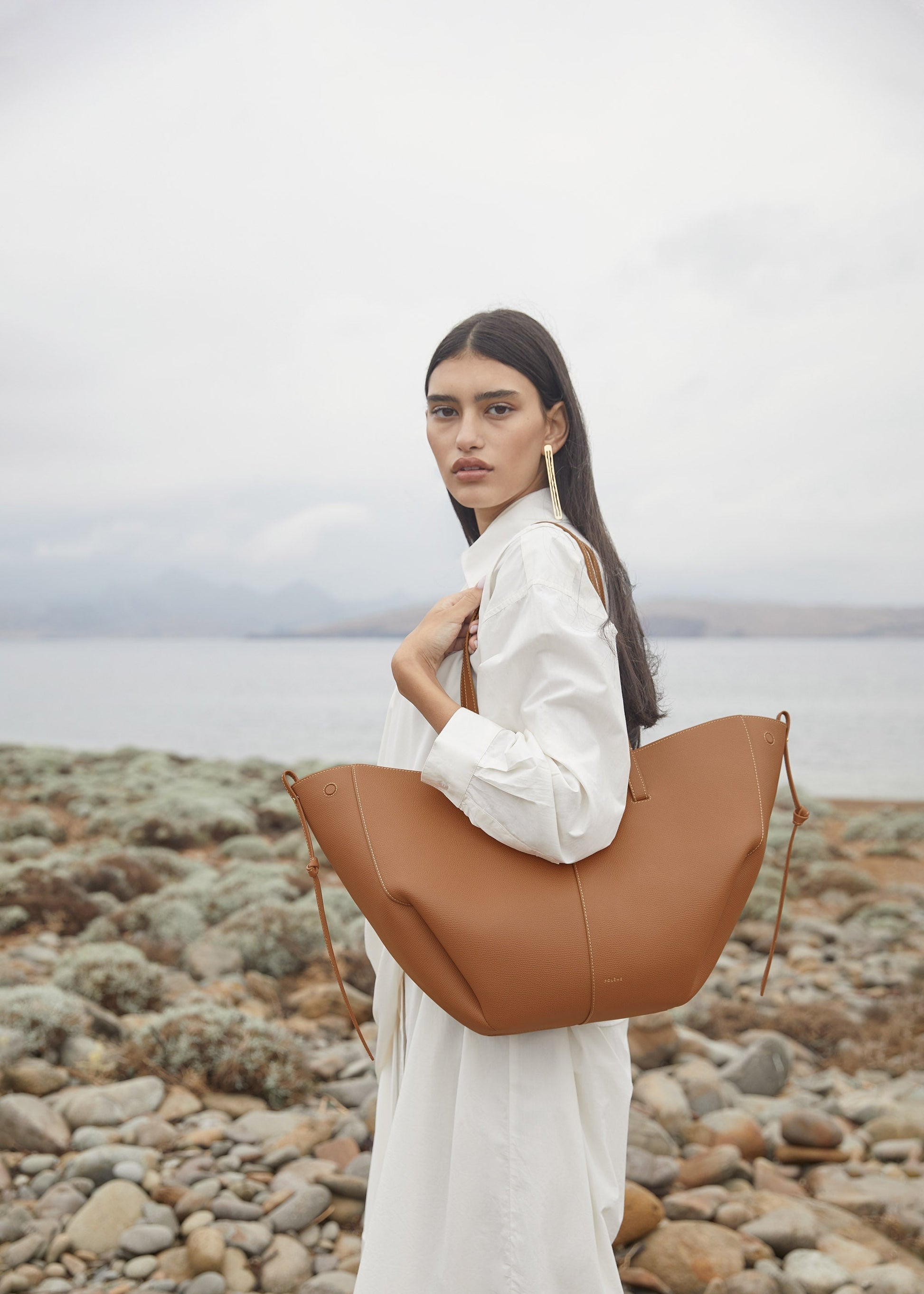 Cirelle Tote Çanta - Taba