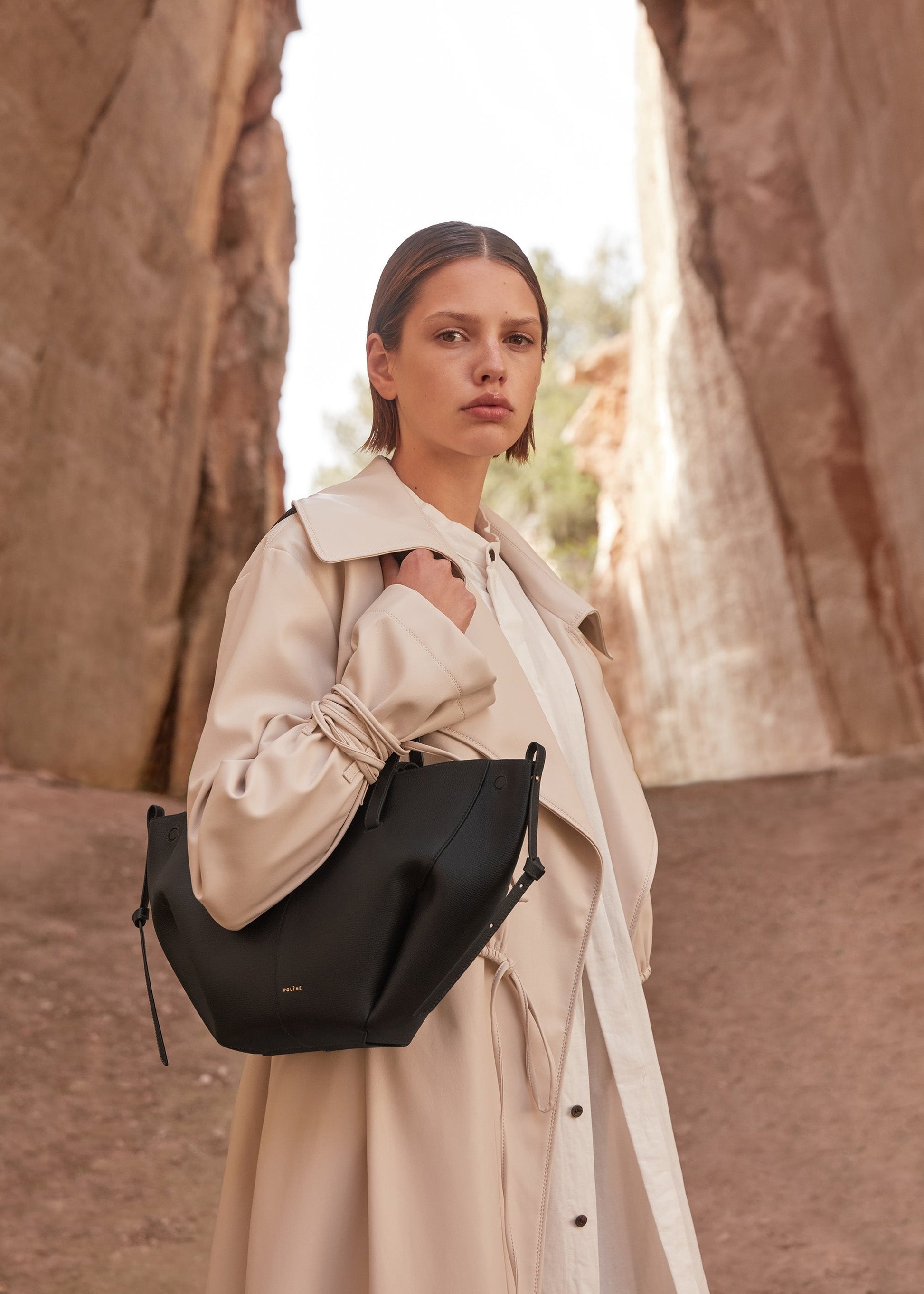Cirelle Small Tote Çanta - Siyah
