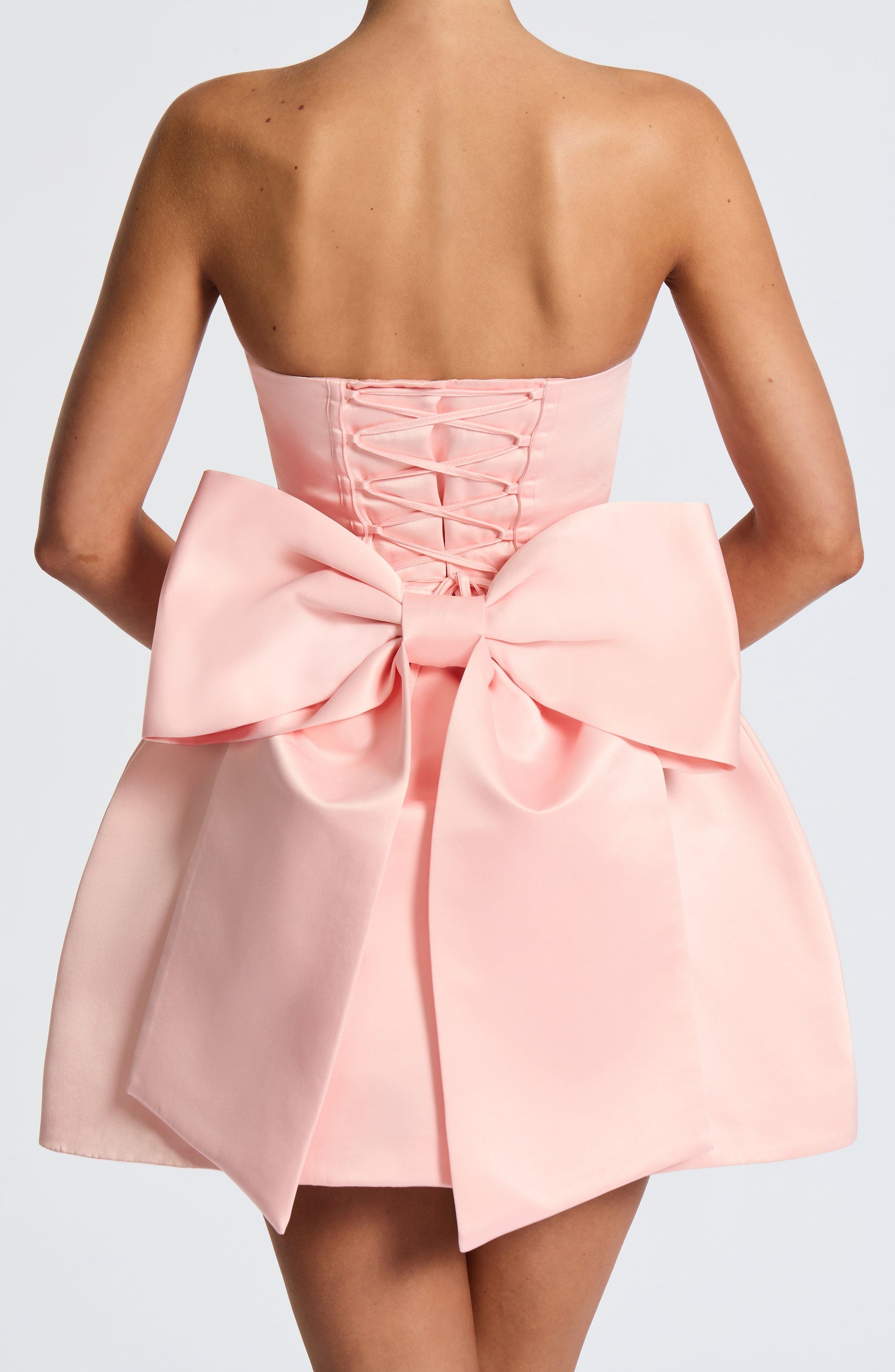 Abbey Mini Elbise – Blush