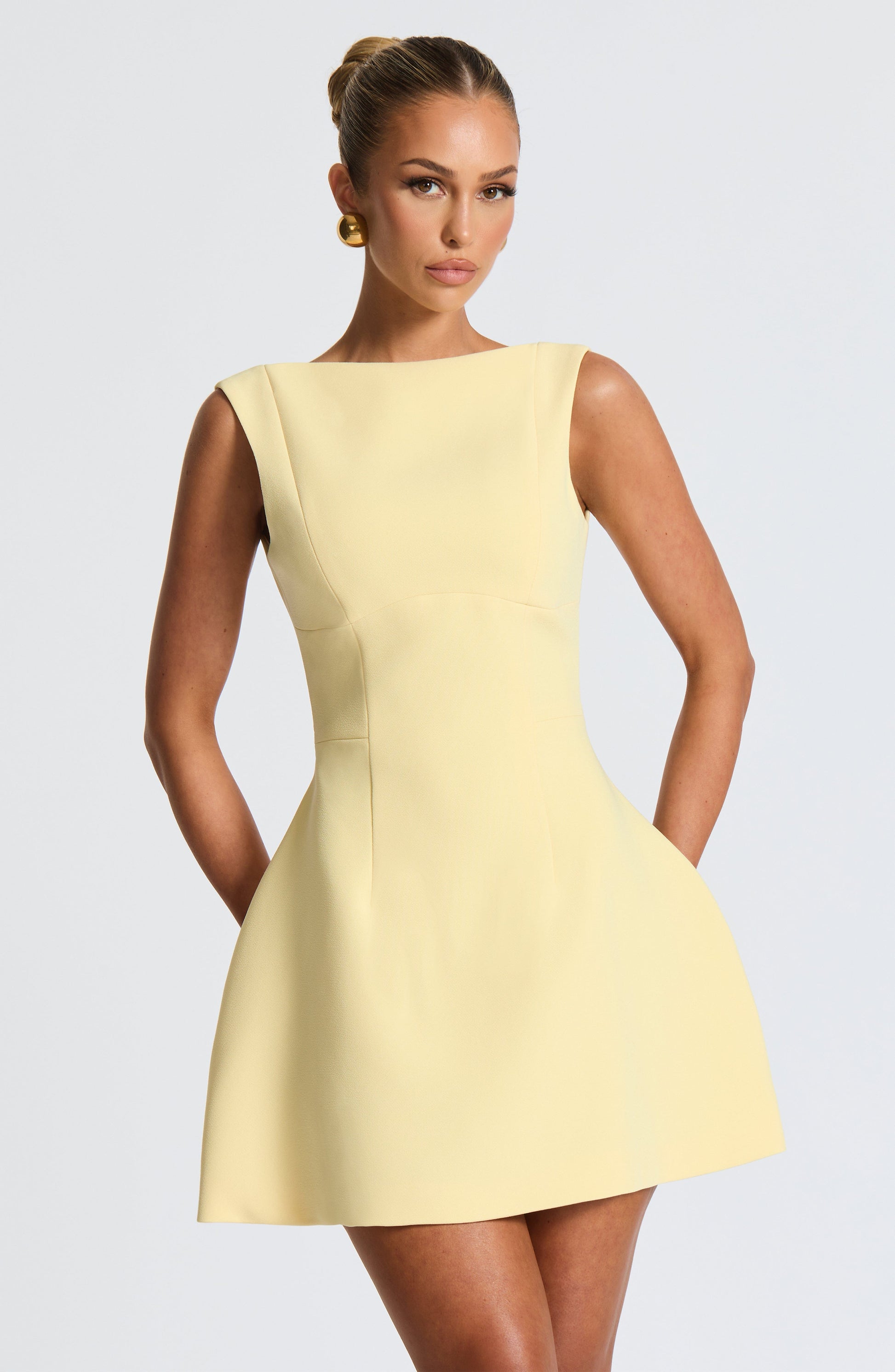 Alana Mini Elbise– Limon