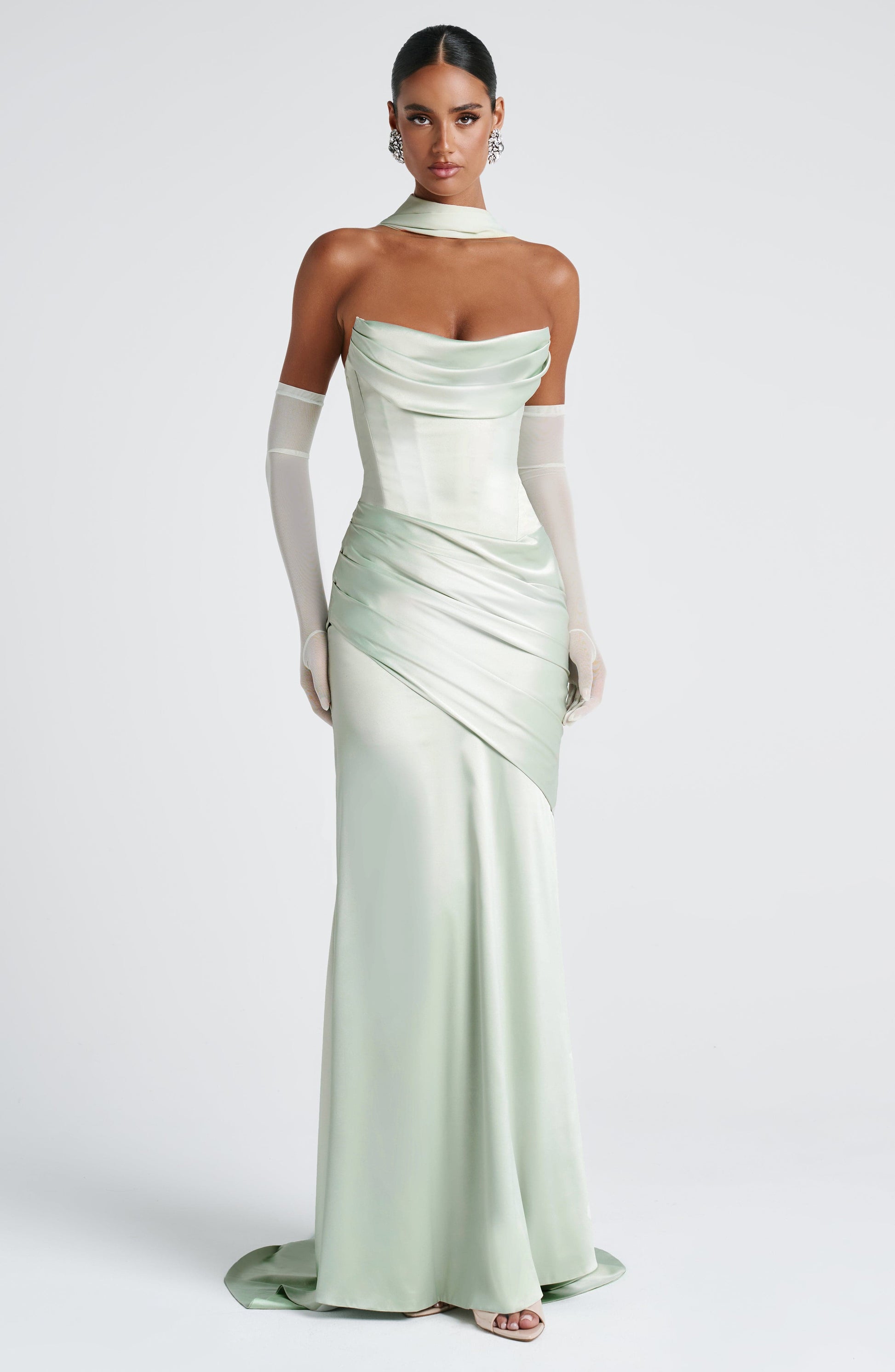 Ely Beyaz Elbise – Mint