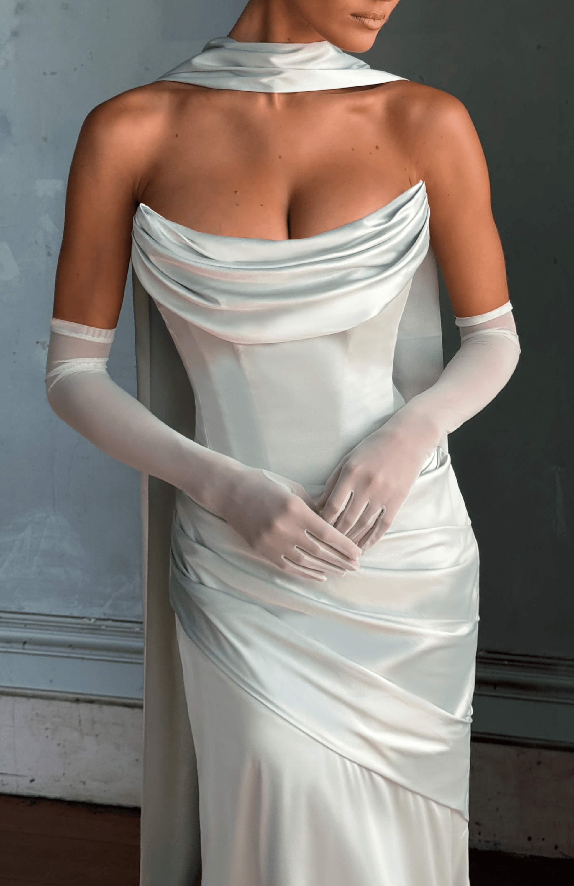 Ely Beyaz Elbise – Mint