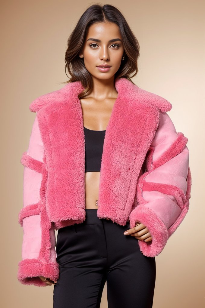 Ella Kısa Kürklü Ceket