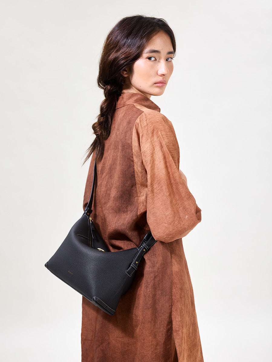 Loreva Hobo Çanta - Siyah