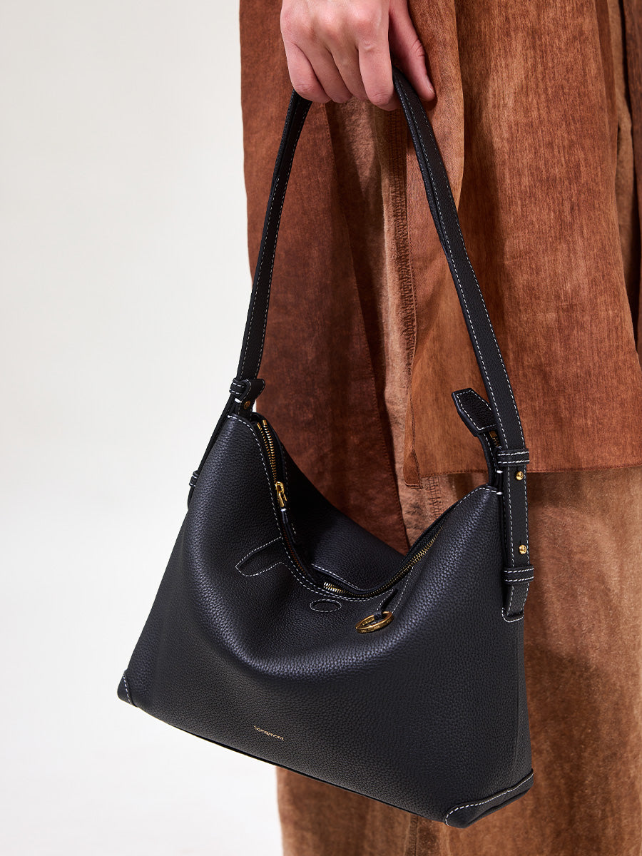 Loreva Hobo Çanta - Siyah